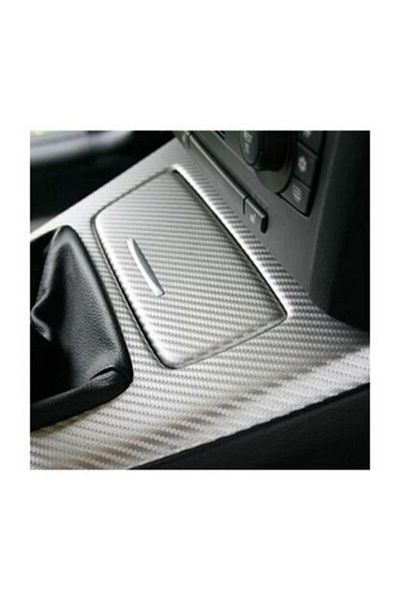 Fox Gray Carbon Coated Foil With Air Channels 152cm X 40cm