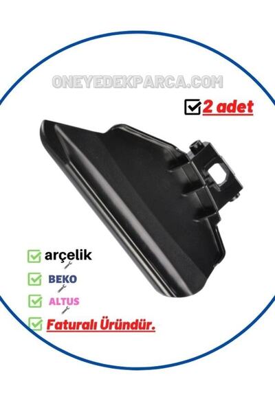 Arçelik 9146 Yk Çamaşır Makinesi Siyah Kapak Mandalı (2 Adet)