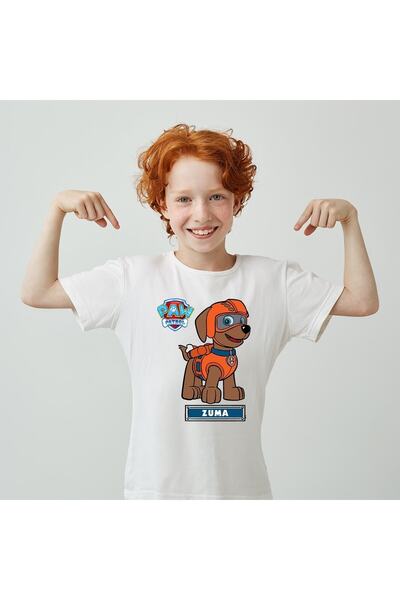 hilon PAW PATROL ZUMA Baskılı Unisex Çocuk Tişört H08