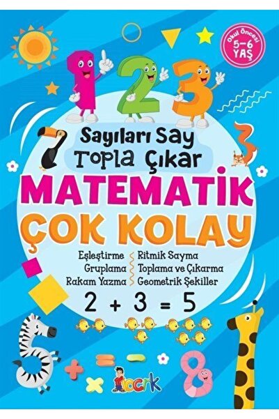 Bıcırık Yayınları Okuyan Çocuk - Sayılar Say Topla Çıkar Matematik Çok Kolay - Tuba Öztürk