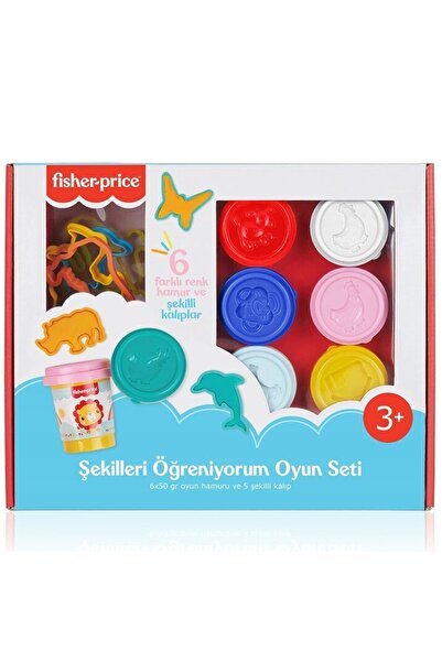 Mattel Games Gxv33 Fisher-price Oyun Seti Şekilleri Öğreniyorum (6x50 Gr Hamu...