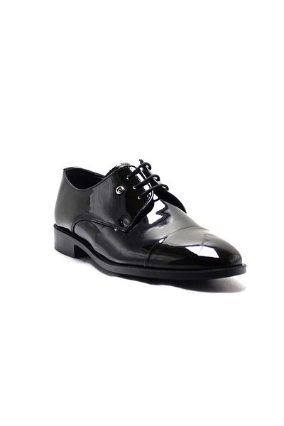 Pierre Cardin 7028 Model Classic Black Pantofi din piele lacuita