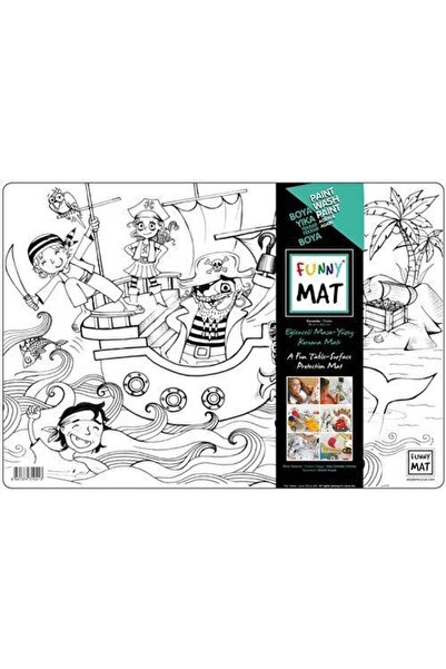 Akademi Çocuk Funny Mat - Korsanlar