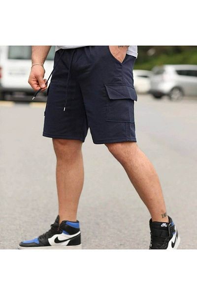 Freud Ανδρικό σορτς τσέπης Navy Blue Cargo