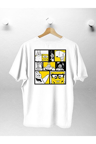 DS Collection Ženska i muška trendi majica sa printom Spužvoboba, veće veličine