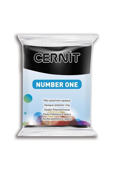 Cernit : Number One Polymer Clay : 56 Gr : Black