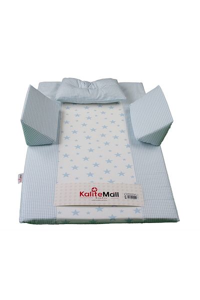 KaliteMall Starry Dreams Baby Reflux Bed - Blue Starry