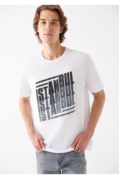 Mavi T-Shirt - Weiß - Regular Fit