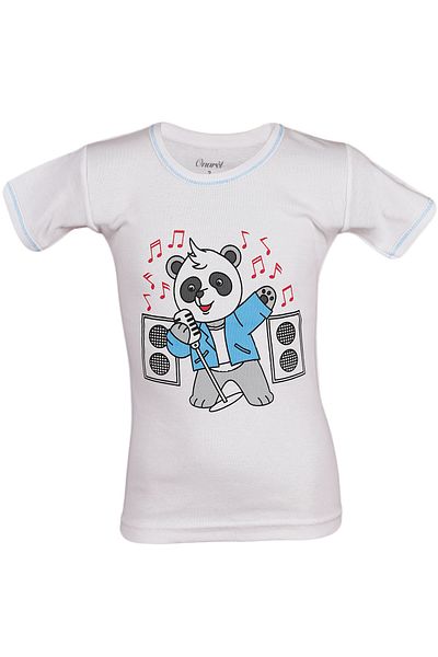Onurel Tricou cu jumătate de mânecă pentru băiat, 6 piese, imprimat