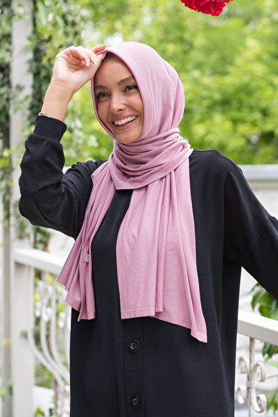 ELANS Combed Ready Practical Shawl Scarf Rose Pink