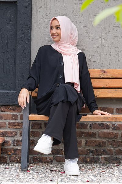 ELANS Combed Cotton Ready Practical Shawl Scarf Powder