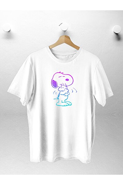 BM FASHION SHOP Tricou supradimensionat cu imprimeu colorat Snoppy