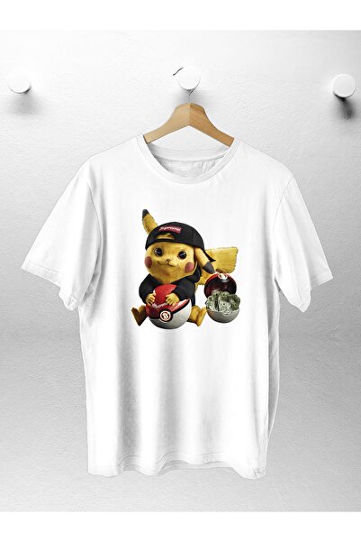 BM FASHION SHOP Pikachu Supreme majica sa širokim printom