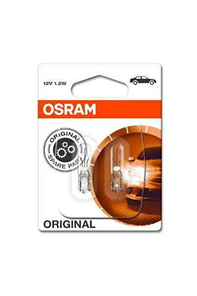 Osram 1.2w Yeni Nesil T5 Uyumlu Mini Dipsiz Ampul 12v 1.2w 2 Adet