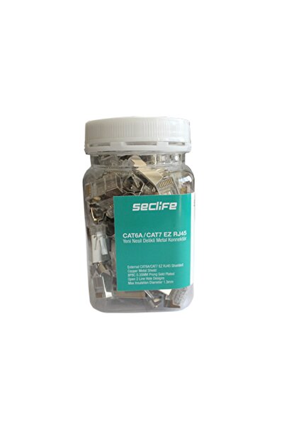SECLIFE Snw-7030p Cat6a/cat7 الجيل الجديد من المعدن المثقوب (70 قطعة) موصل Rj45