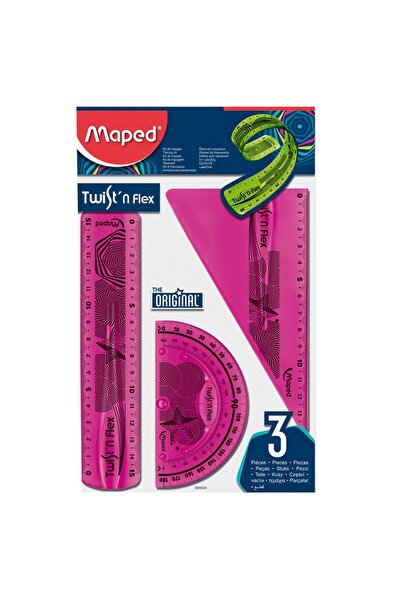 Maped 3'lü Twist'n Flex Esnek Mini Cetvel S