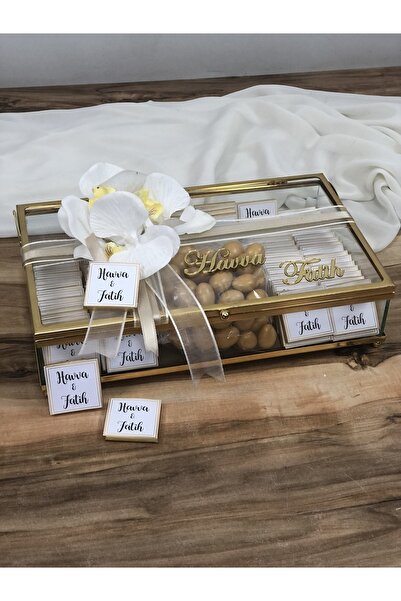 Masalsı Concept Gold 80 Adet Nişan Çikolatası, Söz Çikolatası, Kız Isteme Çik...