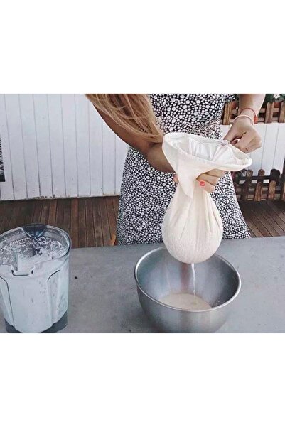 Genel Markalar 2 Adet Yoğurt peynir süt Süzme Torbası Pamuk Özel Dikim 35x50 ...