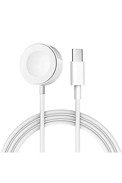 Watch Series 1/2/3/4/5/6/7/8/se Uyumlu Akıllı Saat Wireless Type-c Şarj Kablosu 1 Metre