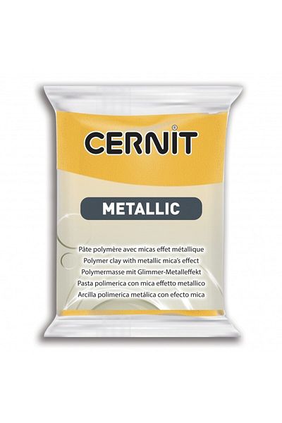Cernit Metallic Polymer Clay 56 gr 700 Yellow
