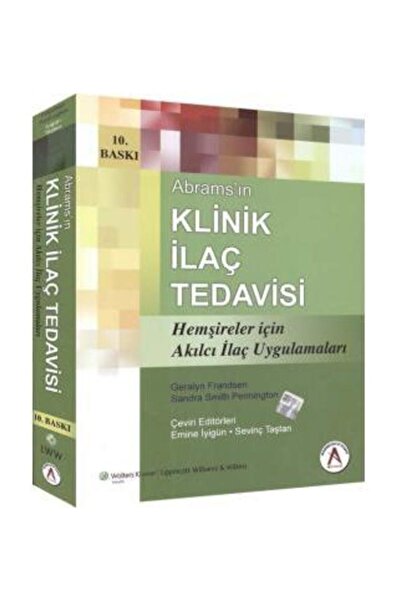 Dünya Tıp Kitabevi Abram's Klinik Ilaç Tedavisi "hemşireler Için Akıllı Ilaç ...