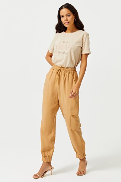 adL Paçası Fermıuarlı Jogger Pantolon