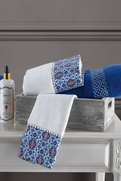 İyi Geceler İstanbul Nakkaş Towel Set Zulfi-azûr
