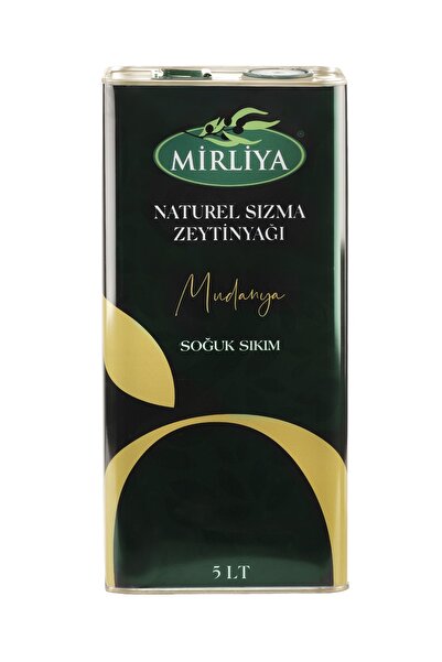 Mirliya Naturel Sızma Zeytinyağı 5 Lt Teneke