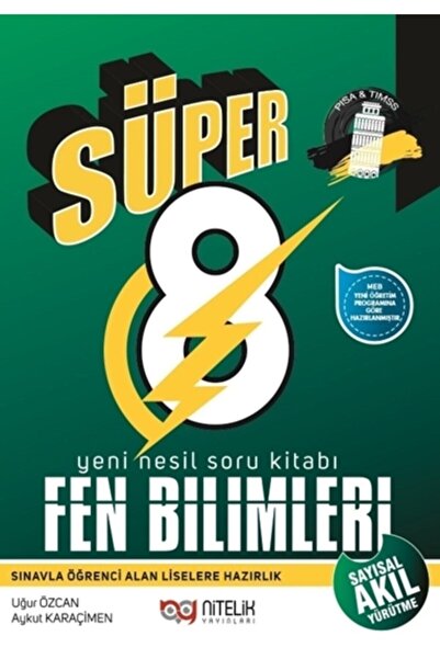 Nitelik Yayınları 8.sınıf Yeni Nesil Fen Bilimleri Soru Kitabı