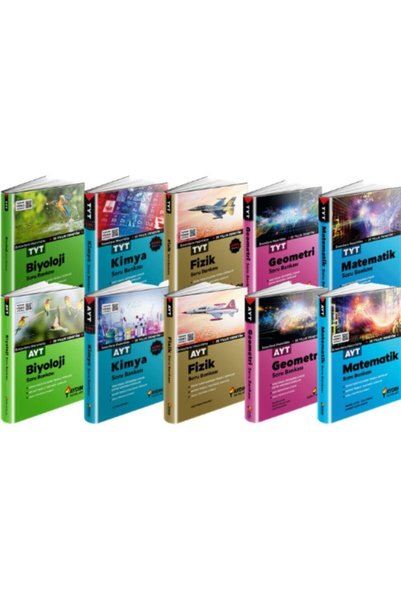 Aydın Yayınları 2023 Tyt - Ayt Soru Bankası Sayısal Ders Seti 10 Kitap