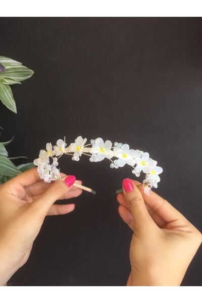 ACAR AKSESUAR Limon Çiçeği Taç