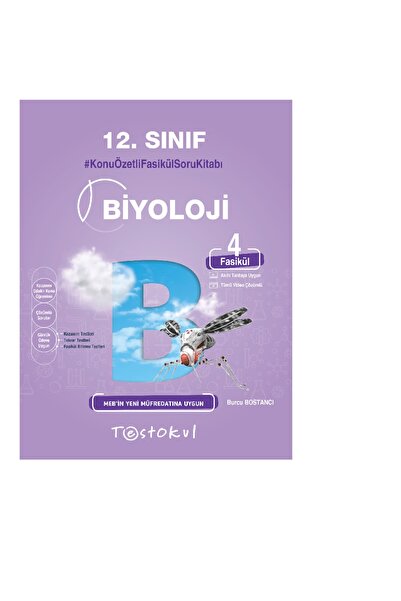 Test Okul Yayınları 12. Sınıf Biyoloji Konu Özetli Fasikül Soru Kitabı