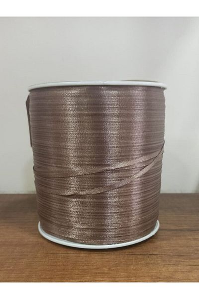 Netsan Etiket Καφέ σατέν κορδέλα 100mt 3,5mm