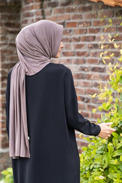 ELANS Combed Cotton Ready Practical Shawl Dark Mink