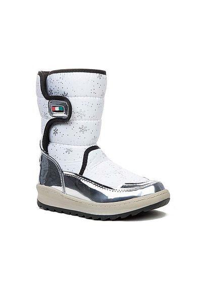 AlbiShoes Αντιολισθητική σόλα Velcro Girls' Water Resistant Shearling Thermal Snow Boots