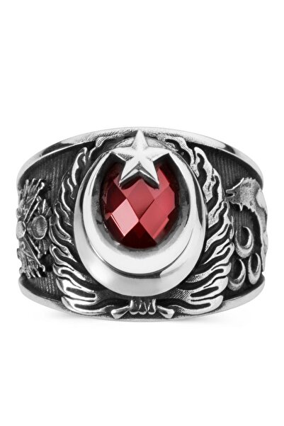 Anı Yüzük 3 Hilal Bozkurt Tasarım Erkek Gümüş Yüzük