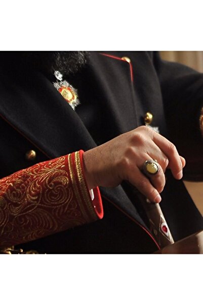 Anı Yüzük Erkek Lisanslı Payitaht Abdülhamid Sultan Abdülhamid Yüzüğü Payitaht-003