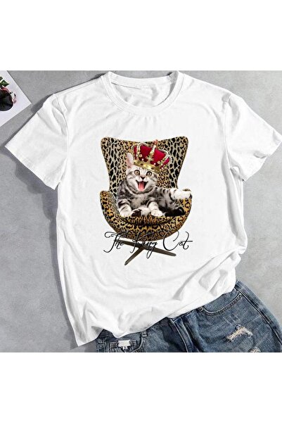 GALASHOP تي شيرت مطبوع ثلاثي الأبعاد على شكل قطة باندا كلب موديل51