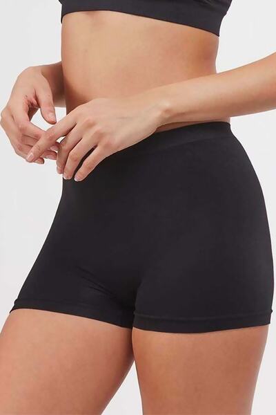 Lorelm Iz Yapmayan Dikişsiz Seamless Boxer Şort Kısa Mini Iç Göstermez
