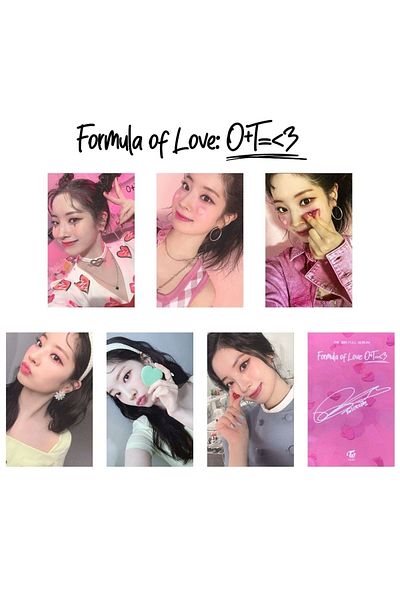 Kpop Dünyasi Twice Dahyun "Formula Of Love" Album Card Set
