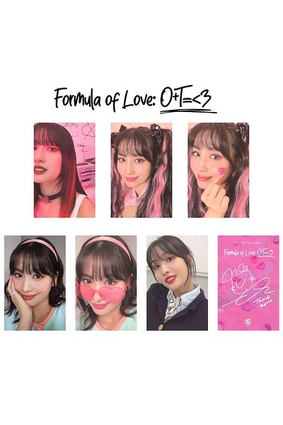 Kpop Dünyasi مجموعة بطاقات الألبوم "Formula Of Love" من توايس مومو