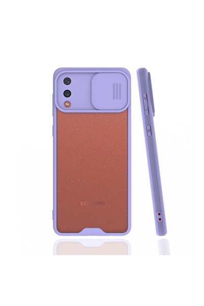 Fibaks Samsung Galaxy A10 Sürgülü Ultra Ince Renkli Kamera Korumalı Koruyucu Kılıf