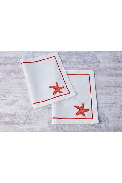 caka home design 2-Piece American Service Star (Coral)