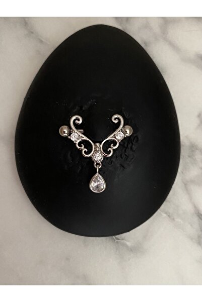 Arescollection Cerrahi Çelik Nipple Göğüs Piercing