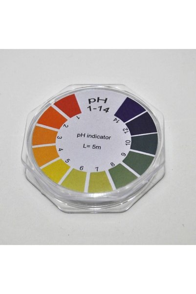 teknoistanbul Evrensel Gösterge Kağıdı Yedek Makarası, Ph 1-14, 7 Mm X 5 M