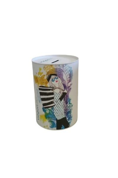 TEKNO İSTANBUL Vagonlife Büyük Boy Kumbara Beyaz