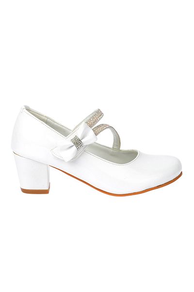 KARAMAZI Pantofi de zi cu zi pentru fete din piele lacuita cu toc de 4 cm