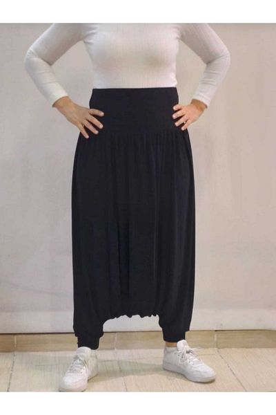 Mertcan Butik Combed Viscose Shalwar Trousers with Elastic Waist
