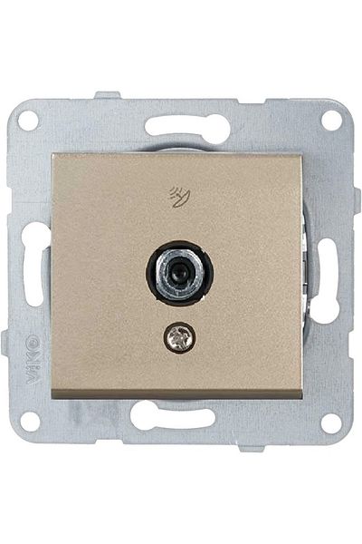 VİKO Artline Novella-trenda Bronze Satellite Socket with F Connector - Frameless