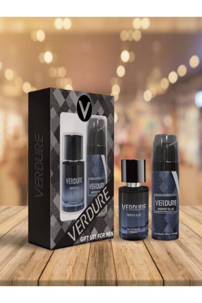 VERDURE Deepest Blue Erkek Parfüm 100 ml Deodorant 150 Ml 2'li Set